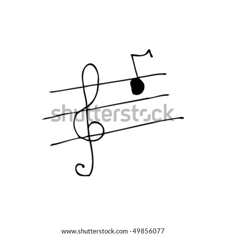 drawing of music
