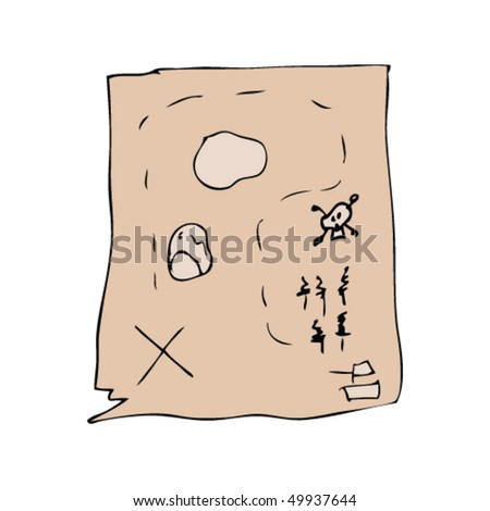 Drawn Treasure Map