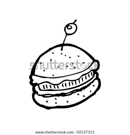 Drawing Of Burger