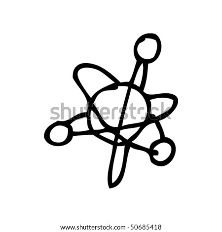 drawing of atom