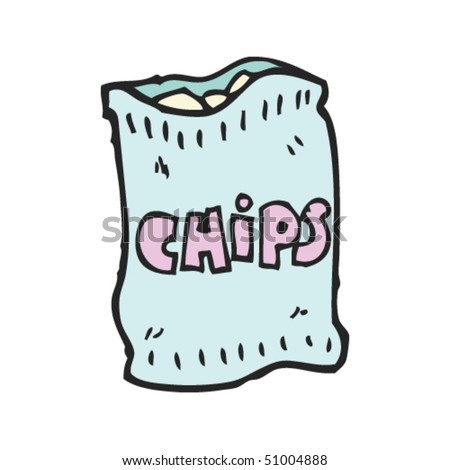 Cartoon Chip Bag