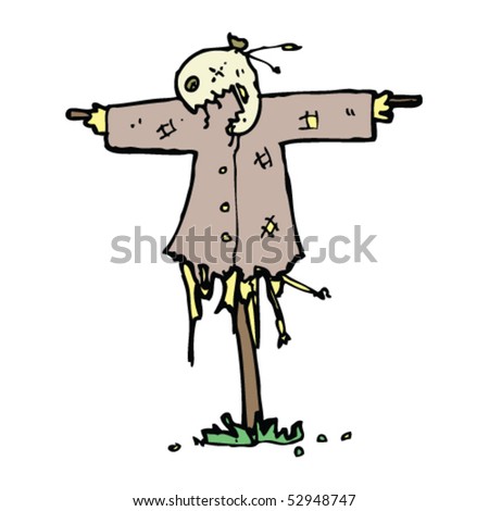 Scary Scarecrow Cartoon