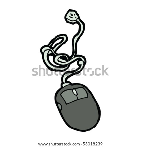 computer mouse drawing. stock vector : computer mouse