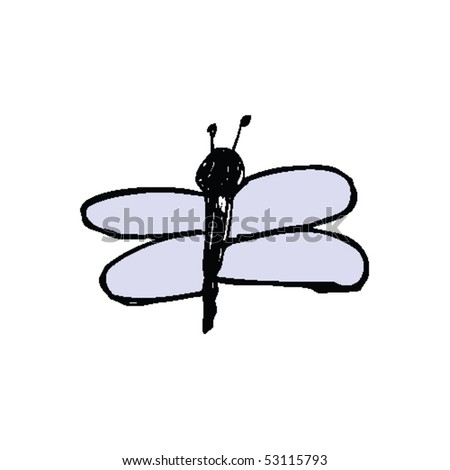 Cute+dragonfly+drawing