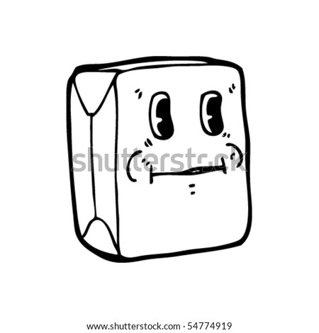 Juice Box Cartoon Stock Vector Illustration 54774919 : Shutterstock