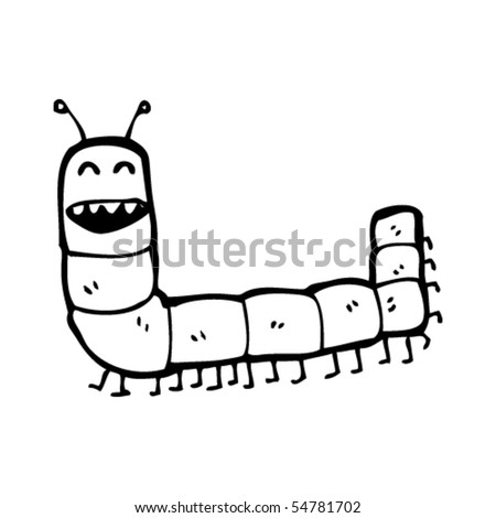 cute caterpillar cartoon. happy caterpillar cartoon