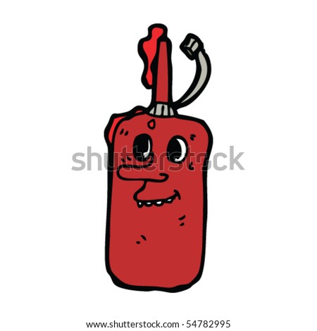 Water Bottle Cartoon. ottle cartoons ketchup