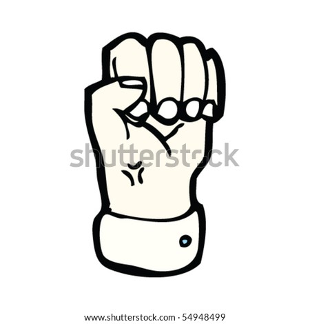 Fist Cartoon Stock Vector Illustration 54948499 : Shutterstock