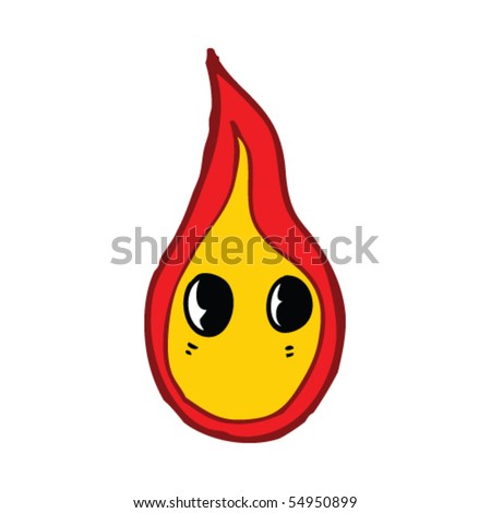 flame cartoon