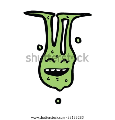 Slime Creature Cartoon Stock Vector Illustration 55185283 : Shutterstock