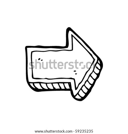 Arrow Drawing Stock Vector 59235235 : Shutterstock