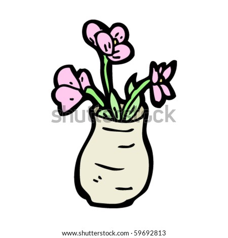 Flower Vase Cartoon