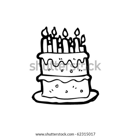 birthday cake cartoon images. stock vector : irthday cake