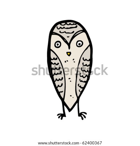 funny owl. illustration funny owl
