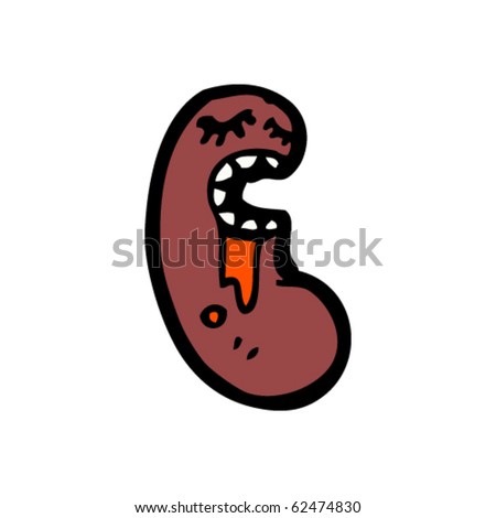 Kidney Cartoon Stock Vector Illustration 62474830 : Shutterstock