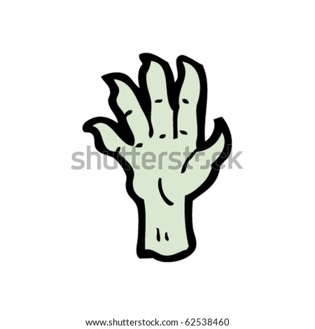 zombie cartoon hand