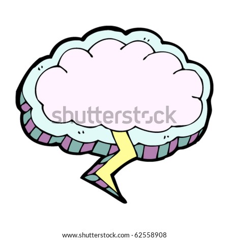 Storm Cloud Design Element Stock Vector Illustration 62558908