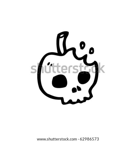 Apple Logo Skull