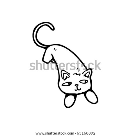 Cartoon Cat Jumping