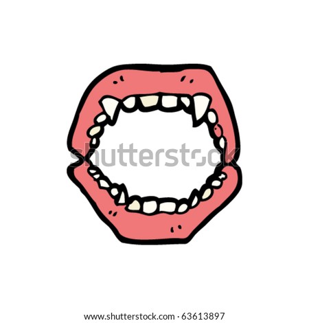 animated vampire teeth