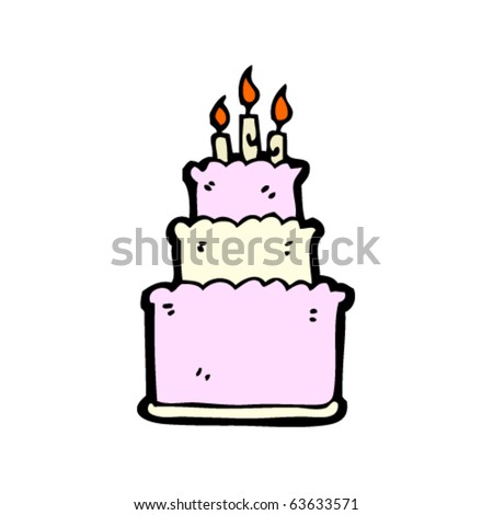 1st Birthday Cake Cartoon. 1st birthday cake cartoon.