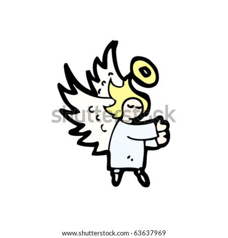 Angel Cartoon Stock Vector Illustration 63637969 : Shutterstock