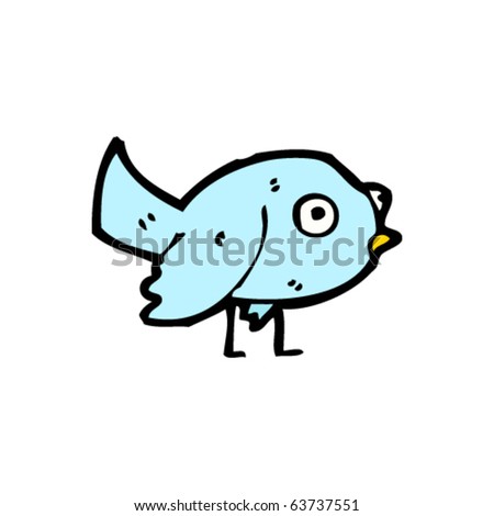 Bluebird Cartoon Stock Vector Illustration 63737551 : Shutterstock