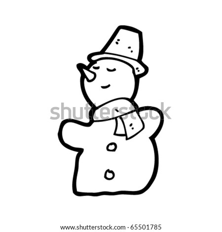 Cartoon Snowman Images. stock vector : cartoon snowman