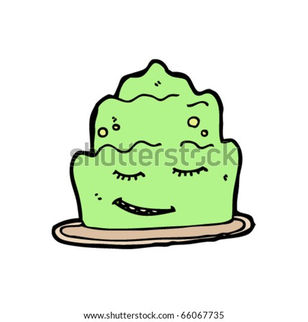 Happy Jelly Cartoon Stock Vector Illustration 66067735 : Shutterstock