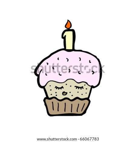 birthday cupcakes cartoon. irthday cupcake cartoon