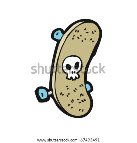 Skateboard Cartoon Stock Vector Illustration 67493491 : Shutterstock