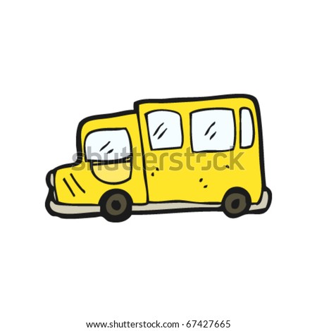 school bus cartoon. stock vector : school bus