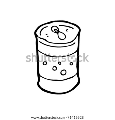 Cartoon Aluminium Can