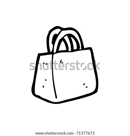 Bag Cartoon Stock Vector Illustration 71377672 : Shutterstock