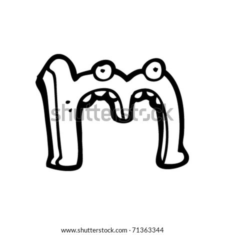 Logo Design Alphabet on Cartoon Letter M Stock Vector 71363344   Shutterstock
