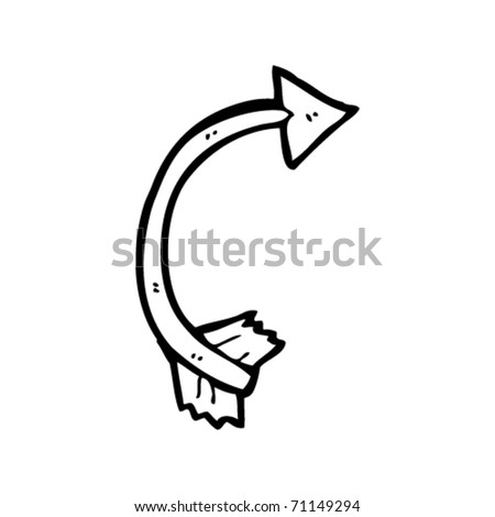 Curved Vector Arrow