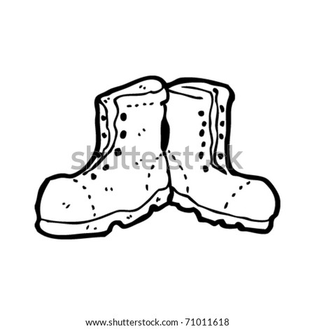 Boots Cartoon Stock Vector Illustration 71011618 : Shutterstock