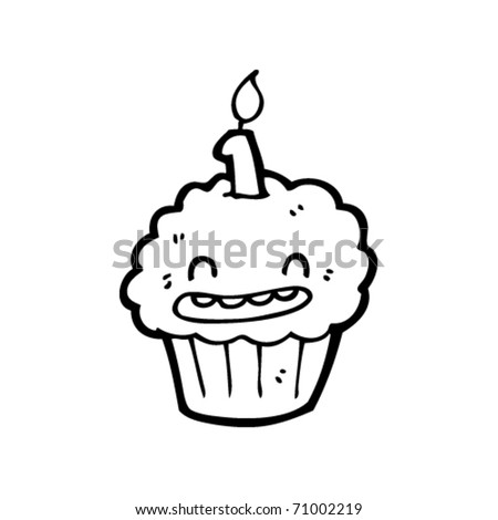 birthday cupcakes cartoon. irthday cupcake cartoon