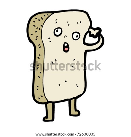 Cartoon Bread Slice