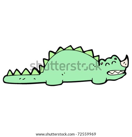 Stegosaurus Cartoon Stock Vector Illustration 72559969 : Shutterstock