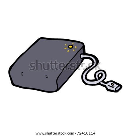 Hard Drive Cartoon Stock Vector Illustration 72418114 : Shutterstock