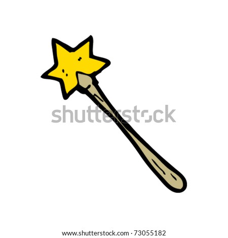 Magic Wand Cartoon Stock Vector Illustration 73055182 : Shutterstock