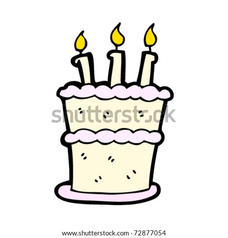 birthday cake cartoon images. stock vector : irthday cake