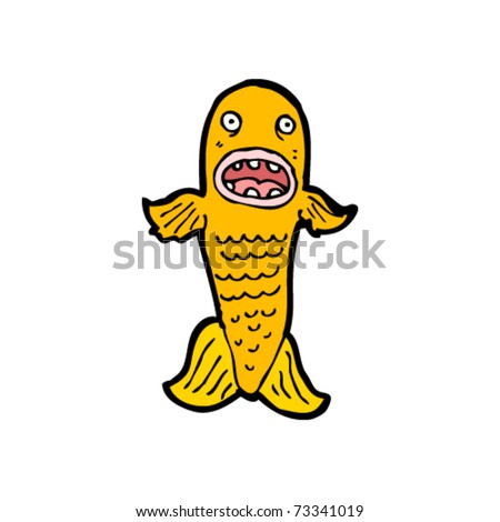 goldfish cartoon image. vector : goldfish cartoon