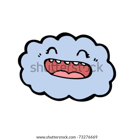 Blue Cloud Cartoon