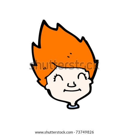 Ginger Cartoon Kid