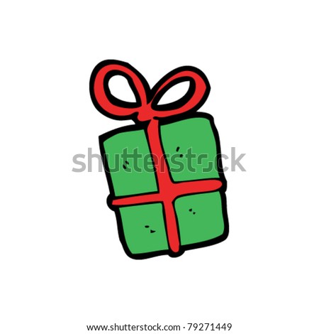 Cartoon Christmas Present Stock Vector Illustration 79271449 : Shutterstock