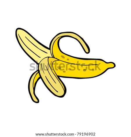 Banana Cartoon Stock Vector Illustration 79196902 : Shutterstock