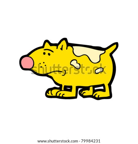 Sad Dog Cartoon Stock Vector 79984231 : Shutterstock