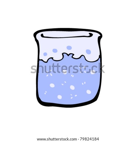 beaker and water